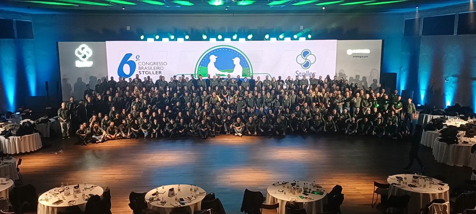 Foto oficial do 6º Congresso Brasileiro Stoller com mais de 280 pessoas