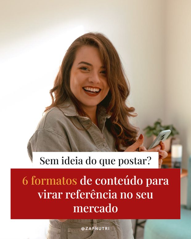Carrossel com etiqueta de cor e print de tela como conteúdo